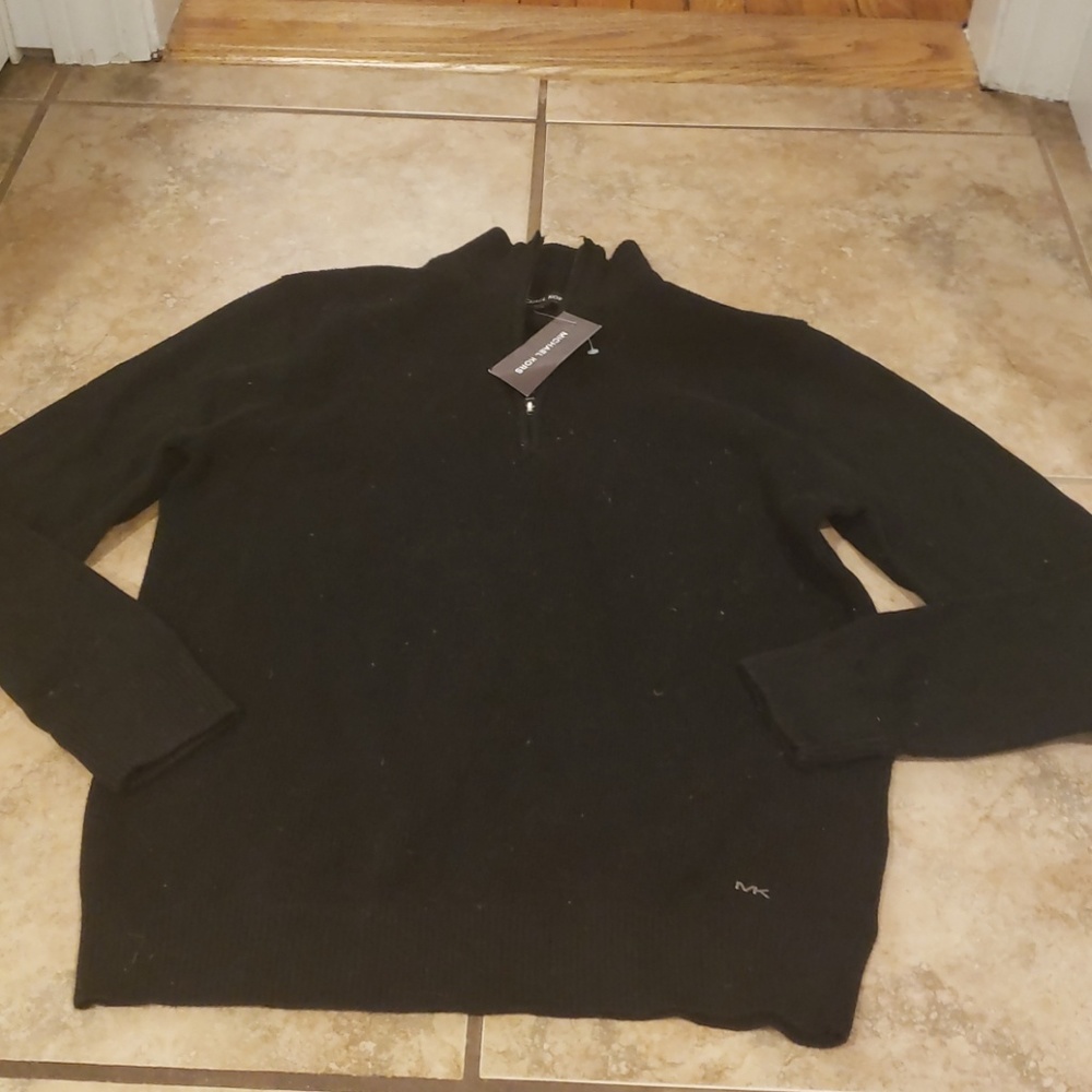 Michael Kors mens black sweater
